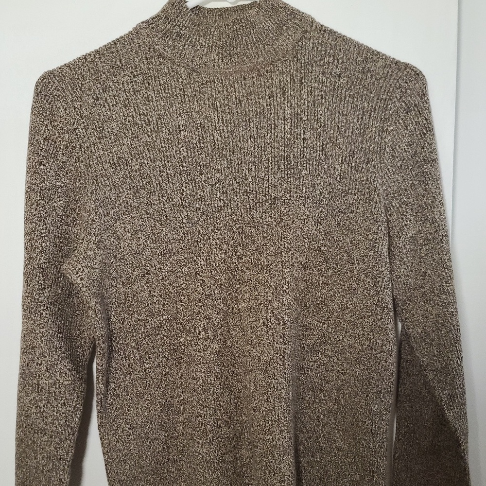 Karen Scott Tan Turtle Neck